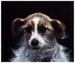 Untitled #1157 by Louise Hearman, 2005, oil on composition board, sold Dec 2022