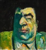 Study for portrait of Judah Waten by Noel Counihan, c.1965, oil on composition board, sold Feb 2023