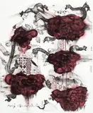 Omonuo by John Pule, 2004, lithograph on paper, sold May 2023