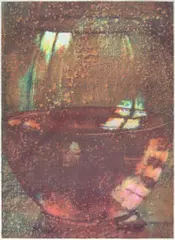 Glass by Tim Maguire, 1997, screenprint on paper, sold May 2023