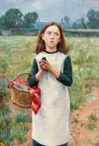 Young Companions by Artur Loureiro, 1884, oil on canvas, sold May 2023