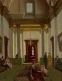 Interior, Government House by Lindsay Bernard Hall, c.1920, oil on canvas, offered May 2023