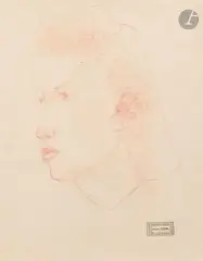 Visage de femme by André Derain, Sanguine, sold Nov 2025