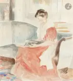 La Lecture by Julie Manet, Aquarelle, sold Nov 2025