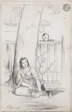 Entrée de l’Évêché d’Assaksa (Tokio) by Félix Élie Régamey, vers 1893, Crayon noir, sold Nov 2025