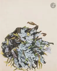 Les Algues by Mathurin Méheut, Gouache, sold Nov 2025