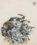 Les Algues by Mathurin Méheut, Gouache, sold Nov 2025