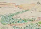 Gorges de Ghoufi (ou Rhoufi), Aurès (Algérie) by Albert Marquet, 1939, Aquarelle, sold Nov 2025