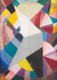 Composition by Jeanne Freundlich Kosnick-Kloss, Gouache, sold Nov 2025