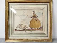 Diane by Guy Arnoux, Aquarelle, sold Jul 2025