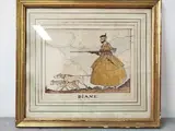 Diane by Guy Arnoux, Aquarelle, sold Jul 2025