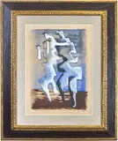 Couple by Ossip Zadkine, Aquarelle gouachée, sold Jun 2025