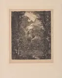 Les Villes derrière le marécage. 1868-1878 by Rodolphe Bresdin, Lithographie, sold May 2025