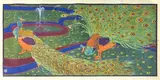 Les Paons by Louis John Read, Panneau décoratif, sold May 2025
