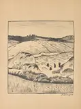 Paysage. 1895 by Paul Sérusier, Lithographie, sold May 2025