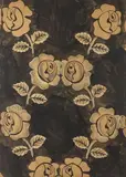 Roses beiges, fond noir by Raoul Dufy, vers 1912, Gouache sur papier, sold May 2025