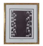 Dents blanches, fond noir by Raoul Dufy, vers 1912, Gouache et encre de Chine, sold May 2025