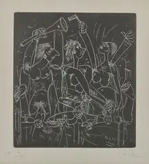 Accouchements by Louis Cane, Lithographie, sold May 2025