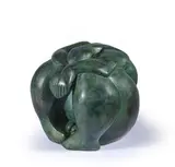 Homme recroquevillé by Marie-Madeleine Gauthier, Bronze à patine verte, sold May 2025