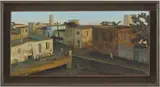Carrefour dans le soir by Pascal Vinardel, Panneau, sold May 2025