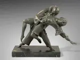 Les danseurs by Thomas François Cartier, Bronze patiné, sold Apr 2025