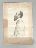Portrait d'Henry Detouche by Charles Léandre, 1910, Lithographie, sold Mar 2025