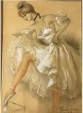 Ballerine by Charley Garry, Pastel, sold Mar 2025
