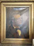 (?) Portrait d'homme by Henri Leopold Levy, Toile, dédicacée en bas à gauche, sold Mar 2025