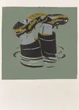 De l'exil. 1978 by Eduardo Arroyo, Lithographie, sold Feb 2025