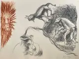 La Source. 2001 by Gérard Garouste, Lithographie, sold Nov 2024