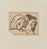 Étude pour « L'Enchanteur ». Vers 1902 by Paul Gauguin, Monotype ou dessin-empreinte, sold Nov 2024
