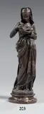 La liseuse by Albert-Ernest Carrier-Belleuse, Épreuve en bronze à patine médaille, sold Nov 2023