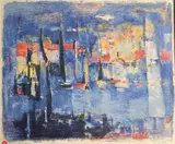 Voiliers by Jacques Yankel, Lithographie, sold Jan 2025