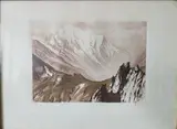 Les arrêtes de Chamonix by Joanny Drevet, Aquatinte signée et numérotée, sold Dec 2024