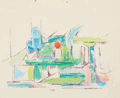 Sans titre by Isabelle Waldberg, Pastel et gouache sur papier, sold Dec 2024