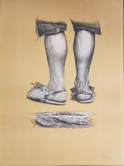 Pieds by Baldomero Pestana, Lithographie, sold Nov 2024