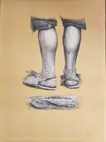 Pieds by Baldomero Pestana, Lithographie, sold Nov 2024