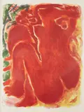 Sans titre by Édouard Pignon, 1978, Lithographie en couleurs, sold Nov 2024