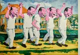 Surrender by Yue Minjun, 2009, Lithographie sur papier, sold Nov 2024