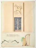 Centre régional de la jeunesse. "une by Gustave Louis Jaulmes, Gouache, sold Nov 2024