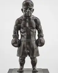 Nain Boxeur by Mauro Corda, Bronze, sold Nov 2024