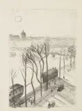 Rhapsodie parisienne II by Albert Marquet, 1950, Lithographie en noir, sold Jul 2024