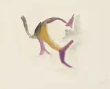 Composition by Pierre Tal-Coat, Gouache signée en bas à droite, sold Mar 2024