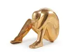 Nu féminin by Louis Derbré, Bronze doré signé sur une jambe Hauteur :, sold Mar 2024