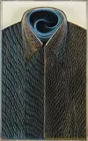 Chemise, "1989 by Pavlos Dionyssopoulos, Papier d’affiche et plexiglass, sold Mar 2024