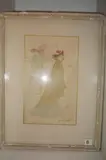 Au bar by George Bottini, Crayon et aquarelle, sold Feb 2015