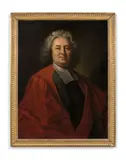 Portrait de l'Abbée Pierre Pucelle by Charles Sevin de La Penaye, 1665, Toile Hauteur :, sold Sep 2025