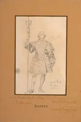 Garde de la manche 1756 by Auguste Raffet, Crayon noir, sold Sep 2025