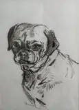 Carlin by Pierre-Georges Jeanniot, Crayon, sold Sep 2025