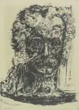 Portrait de Georges Brassens by Pierre Parsus, Lithographie, sold Sep 2025